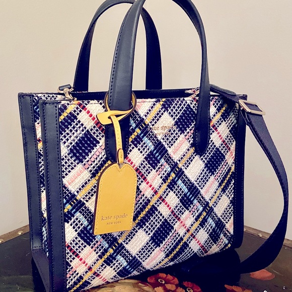 ♠️ Kate Spade NY | Manhattan Tweed Small Tote Bag - Picture 1 of 4